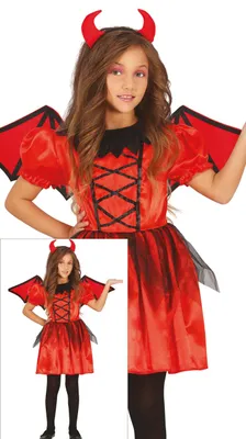 Immagine prodotto di Guirca Costume da diavolessa 7-9 anni 7-9 anni