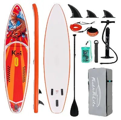 Image de Planche de stand up paddle gonflable, légère, kit d'accessoires complet, 350 × 84 × 15 cm