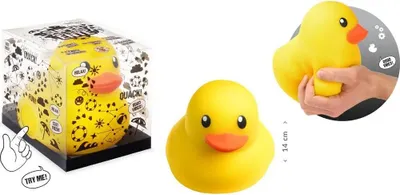 Image de Trendhaus Handelsgesellschaft Canard anti-stress XXL Ce mignon canard anti-stress au format XXL te soulagera d'une partie de ton stress dès que tu le verras. Avec le Autres