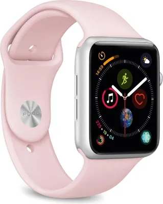 Produktbild von PURO ICON Apple Watch Band, Band, Smartwatch, Rose, Apple, Watch 38/40 mm, Silikon