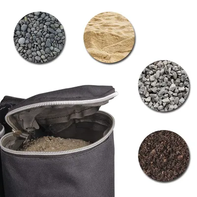 Zdjęcie produktu dla Obciążniki do namiotu 4 szt., 72 kg, do altany, czarny