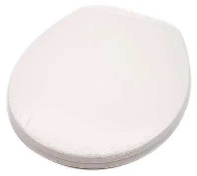 Produktbild von Universal WC Sitz gepolsterter Sitzabschluss Urea Formaldehyd komfortabler Toilettendeck