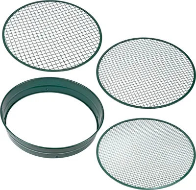 Produktbild von Gartensieb Metall 3in1, robustes Metallrandsieb & Durchwurfsieb