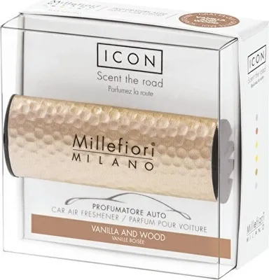 Obrázek produktu pro Vůně do auta Icon Metal Vanilka a dřevo 47 g