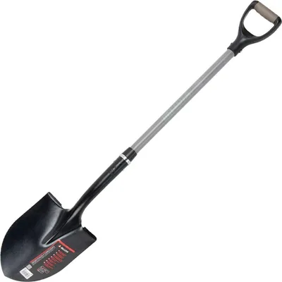A shovel is shown against a white background.
