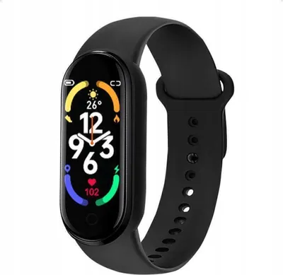 Zdjęcie produktu dla Smartband smartwatch opaska sportowa M7s magnetyczna czarny