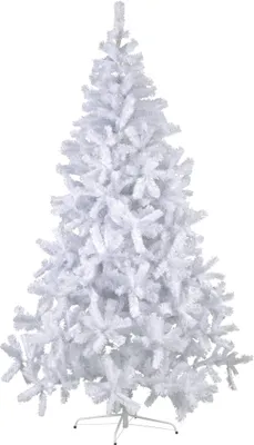 Produktbild von Best Season Weihnachtsbaum "Quebec" mit Metallfuß ca. 210 x 130 cm, Farbe: weiss, ca. 1054 Tips, out, 607-70