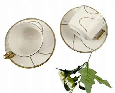 Produktbild von Zellerfeld Y767 Kaffeeservice WAVE GOLD 12-teilig