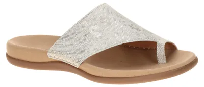 Produktbild von Gabor 83.700 Damen Pantoletten - Zehentrenner Pantolette grau NEU