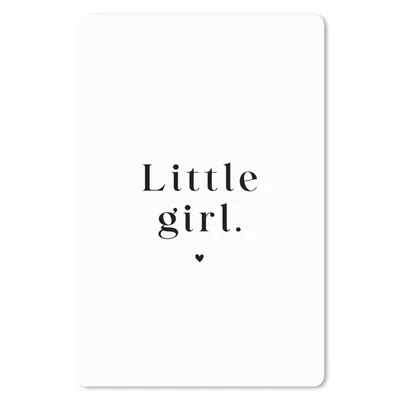 Produktbild von MuchoWow® Mauspad Mousepad Sprichwörter - Kleines Mädchen - Kinder - Zitate 40x60 cm - Mousepads - Maus Mat - Pad - Mausunterlage - Schreibtisch Accesoire