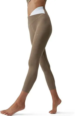 Image de BORN - Leggings Cleo Capri - Couleur : Fossil/Blanc