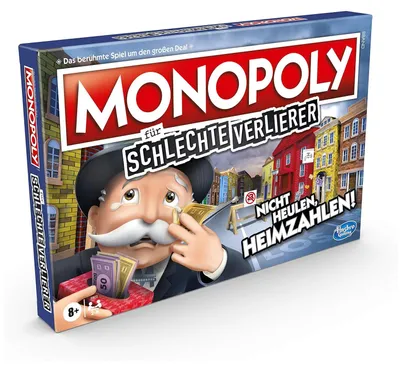 Immagine prodotto di Hasbro E9972100 Hasbro MONOPOLY-für schlechte Verlierer Brettspiel