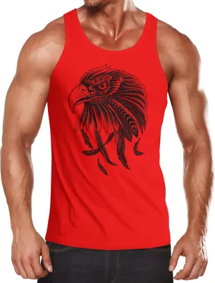 Produktbild von Herren Tank-Top Adler Aufdruck Neverless®  L