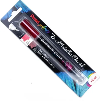 Zdjęcie produktu dla Marker pędzelkowy Dual Metallic Brush - różowy