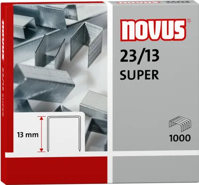 Produktbild von NOVUS Heftklammer 042-0533 23/13 verzinkt 1.000 St./Pack.
