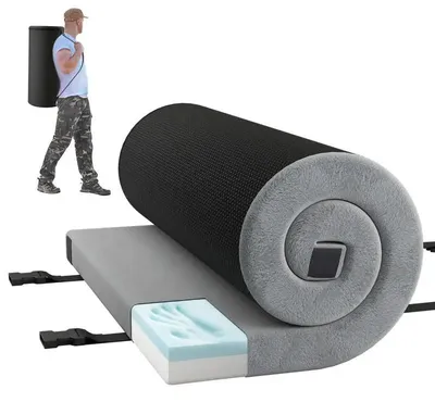 Image de Matelas de camping pliable, idéal pour une utilisation en intérieur et en extérieur