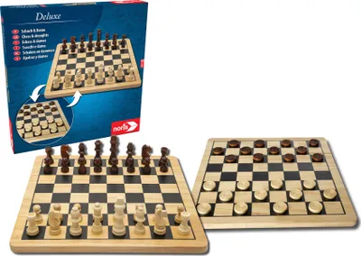 Produktbild von Noris Deluxe Holz - Schach & Dame 606104577