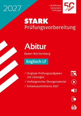 Produktbild von STARK Englisch LF - Abitur 2027 BW - Prüfungsvorbereitung
