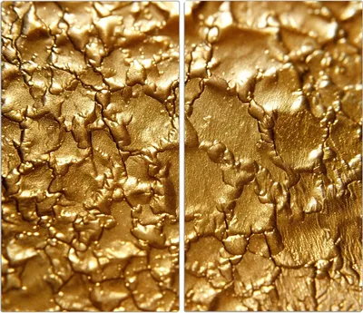 Produktbild von Spritzschutz Herdabdeckplatte Schneidebrett aus Glas Goldene Struktur 2-Teilig (60x52cm)