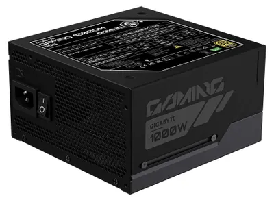 Produktbild von GIGABYTE GAMING 1000GM PG5 Netzteil, 1000 W, 100 - 240 V, 50/60 Hz, 12 A, Aktiv, 120 W