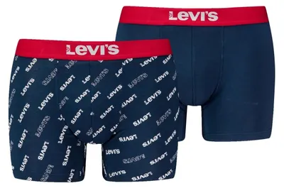 Produktbild von Levi's Herren Boxershorts, Blau / Weiß / Rot, Größe S