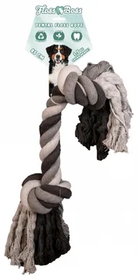 Zdjęcie produktu dla Floss Boss Dental Rope bawełniany sznur z 2 węzłami - 85 cm