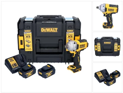 Imagen del producto de DeWalt DCF 892 M2T Atornillador de impacto a batería 18 V 813 Nm 1/2" sin escobillas + 2 baterías de 4,0 Ah + cargador + TSTAK