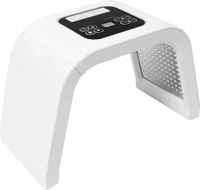 Image de Masque facial LED, sept ondes lumineuses, rajeunissement de la peau, BLANC
