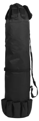 Produktbild von Tragbare, multifunktionale Angelruten-Tasche – faltbare Aufbewahrungstasche für Angelausrüstung – schwarz