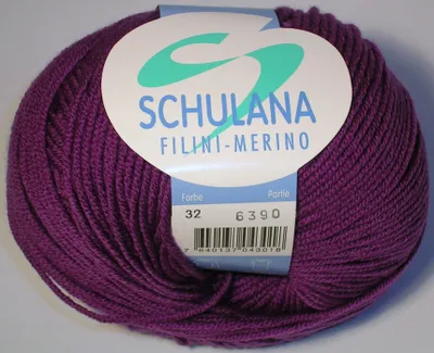 Produktbild von FILINI-MERINO von Schulana - brombeer (32) - 50 g / ca. 160 m Wolle