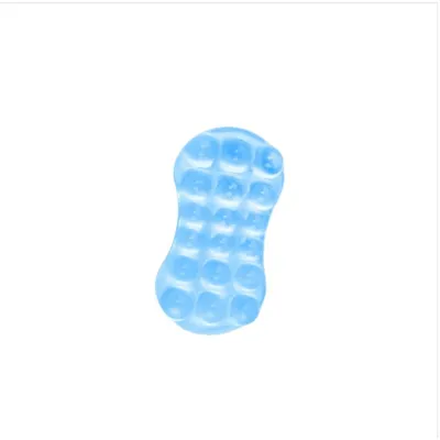 Produktbild von INF Kristall Silikon Handgelenkauflage Mauspad 12.9cm x 6.9cm ergonomisch Blau
