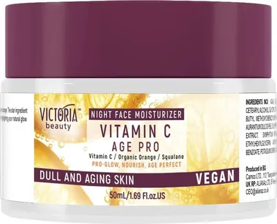 Produktbild von Victoria Beauty - Vitamine C Nachtcreme 50 ml (man/frau)