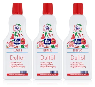Produktbild von Dr. Becher Duftöl Flowers 500ml - Parfumöl (3er Pack)