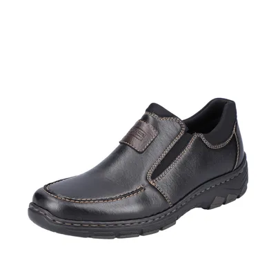 Produktbild von Rieker Herren Halbschuhe Slipper 19961, Größe:44 EU, Farbe:Schwarz