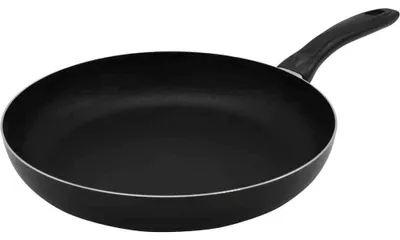 Aluminium Pfanne 24 cm, schwarz, antihaftbeschichtet, spülmaschinengeeignet