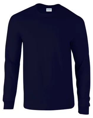 Produktbild von Gildan - T-Shirt für Herren/Damen Uni Langärmlig FK2670 (L) (Marineblau)