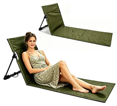 Imagen del producto de Esterilla de playa plegable con respaldo
