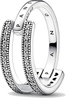 Immagine prodotto di Anello Signature a due pezzi di PANDORA in argento sterling