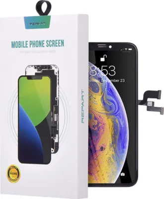 Obrázok produktu pre LCD displej a dotykové sklo, náhradný displej pre Apple iPhone XS REPART Hard OLED, náhradné diely pre smartfón