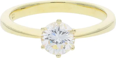 Produktbild von JuwelmaLux Ring 925 Silber gold plattiert mit Zirkonia JL30-07-4625 G55
