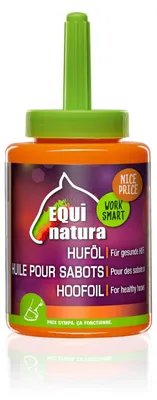 Huföl mit Pinsel für Pferde, 450 ml, Pflanzenöle