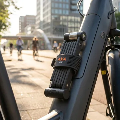 Produktbild von AXA FIX Halterung Universal bis 12 cm Rahmen-Ø - flexible Zusatzbefestigung