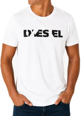 Produktbild von Diesel  T-JUST 250232 OFF Herren T-Shirt Kurzarm Weiß