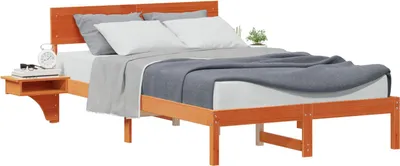 Immagine prodotto di vidaXL Struttura letto marrone cera 120 x 200 cm in legno di pino massiccio