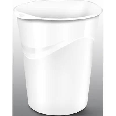 Produktbild von Papierkorb Gloss 14l polarweiß