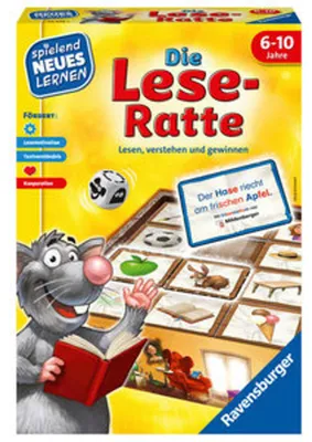 Produktbild von Die Lese-Ratte Kinderspiel Ravensburger 24956 - 1-4 Spieler