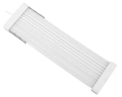 Zdjęcie produktu dla Przedłużacz zasilania RGB 200 mm, 5 V, 3-pinowy, giętki, silikonowy kabel zsynchronizowany ARGB do podłączenia zasilacza, płyty głównej i karty graficznej komputera PC