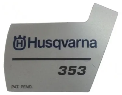 Obrázek produktu pro Nálepka na kryt startéru Husqvarna 353