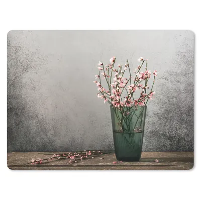 Produktbild von MuchoWow® Mauspad Mousepad Blumen - Rosa - Stilleben 40x30 cm - Mousepads - Maus Mat - Pad - Mausunterlage - Anti Rutsch