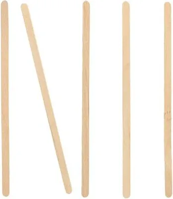 Produktbild von 10000 Papstar Rührstäbchen, Holz pure 14 cm x 5 mm 37531